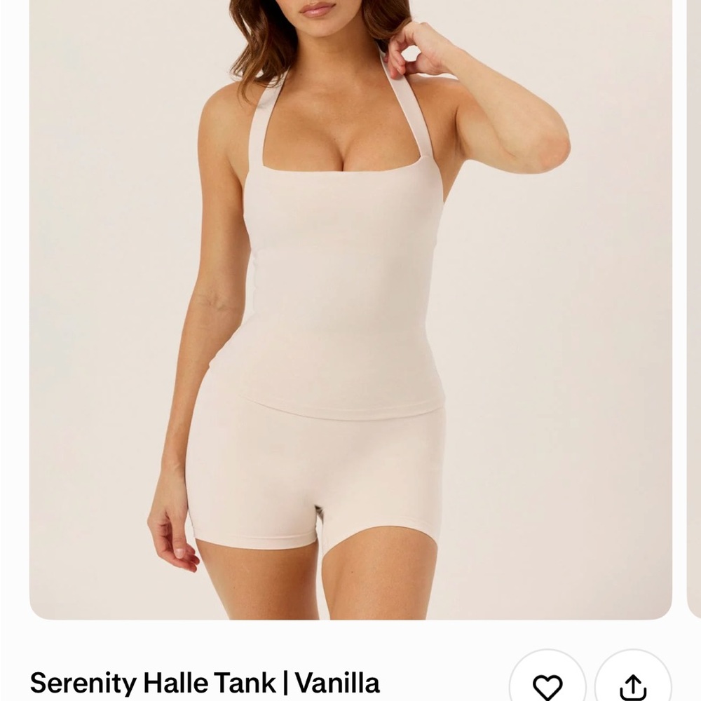 CSB Serenity Halle Vanilla Square-Neck Tank